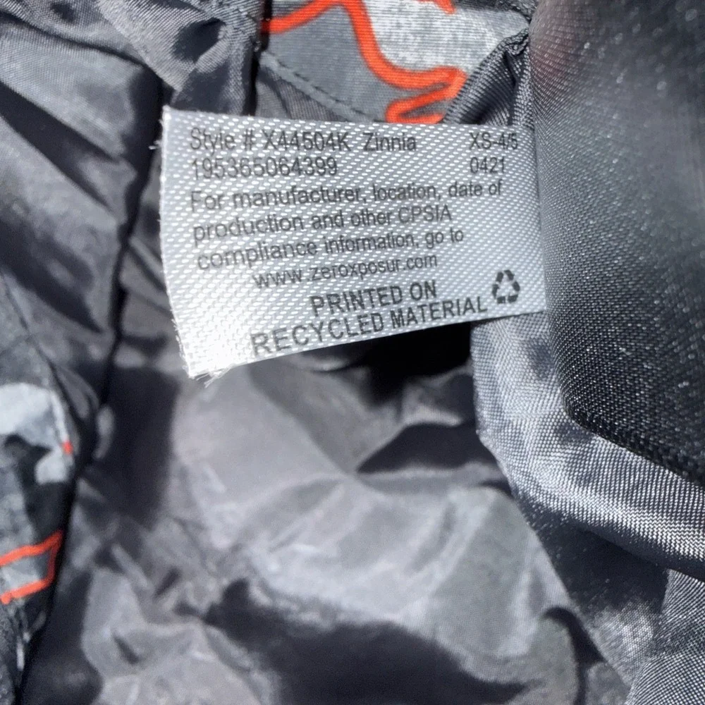 ZeroXposur Toddler 2 In 1 Puffer Hooded Winter Jackets Orange Gray Size XS 4/5